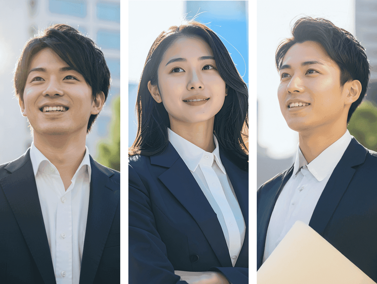 新卒の人たちの写真